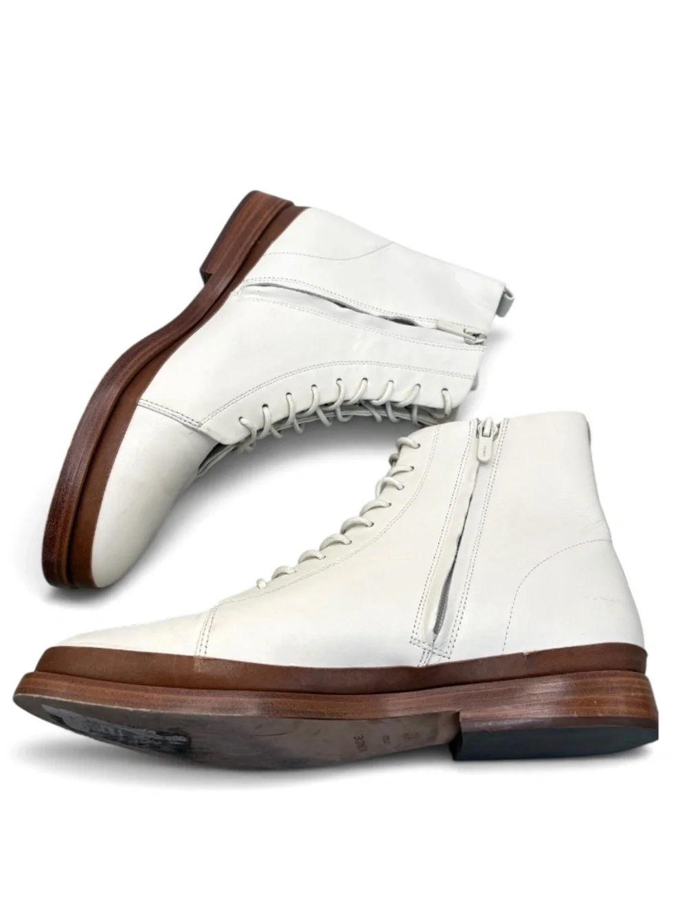 Vince Cooper Ankle Boots in Milk Size 10M EUR 41